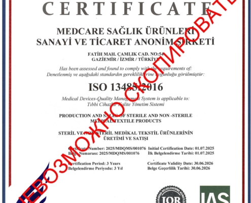 MEDCARE ISO 13485 Certificate 30.06.2026 (2. görsel)